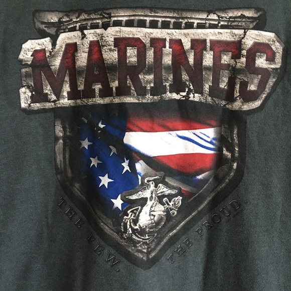 US Marines T-shirt (USMC) - Picture 3 of 4
